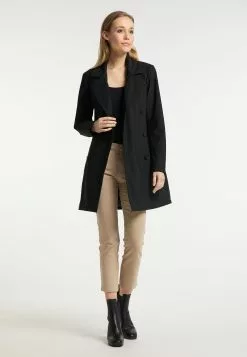Manteaux Courts Manteau Mi-saison Femme Noir -Magasin Vintage Dreimaster 00120b88ae90b6238bd4c32c63c8449d