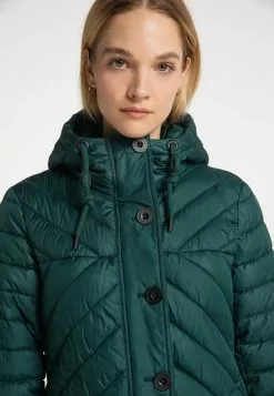 Vestes Dhiver Veste D’hiver Femme Vert Foncé -Magasin Vintage Dreimaster 0025bca47e04af812f5d1a5eaf7bf67d