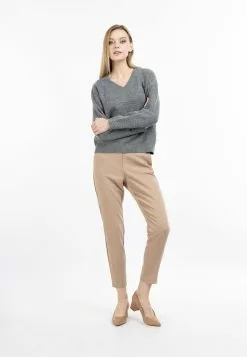 Pulls Maille Fine Pull-over Zitha Femme Gris Chiné -Magasin Vintage Dreimaster 0108aeb4fb42d325fc86cd064e8bde0d