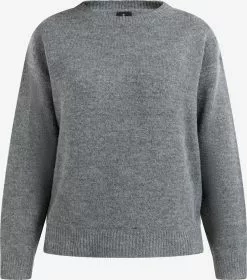 Pulls Maille Fine Pull-over Femme Gris Chiné