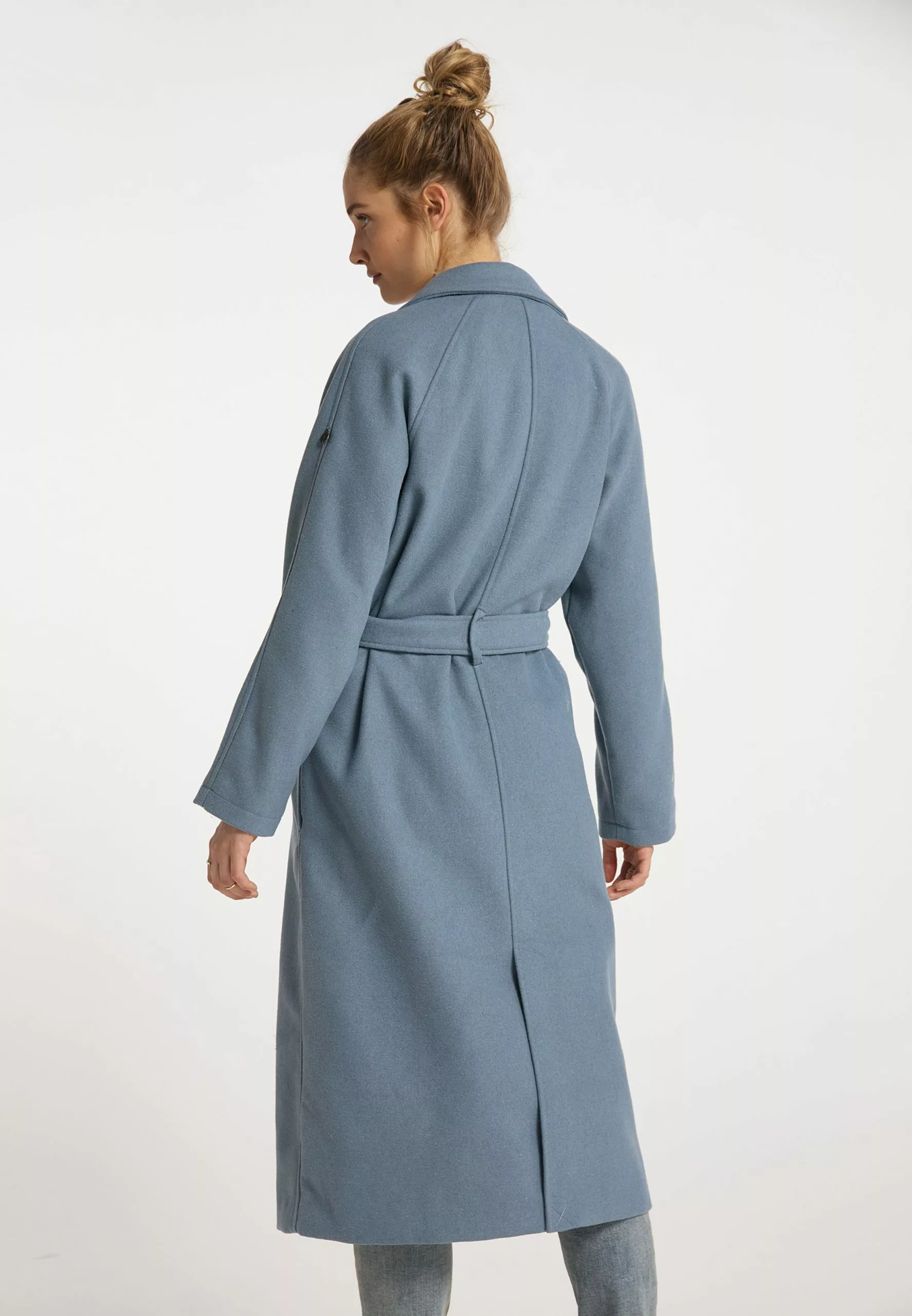 DreiMaster Vintage Manteaux De Mi-saison Manteau Mi-saison Femme Bleu Fumé 3 DreiMaster Vintage Manteaux De Mi-saison Manteau Mi-saison Femme Bleu Fumé – Image 3