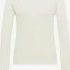 DreiMaster Vintage Gilets Cardigan Femme Blanc Cassé