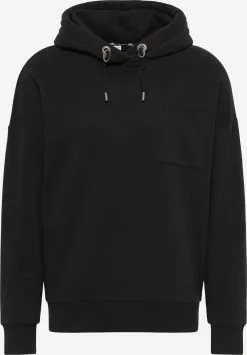 DreiMaster Vintage Sweats à Capuche Sweat-shirt Homme Noir