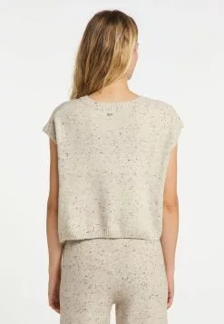 DreiMaster Vintage Pulls Maille Fine Pull-over Femme Beige Chiné -Magasin Vintage Dreimaster 05d1bd0eb1bbabd0f90dd35a20fd309d