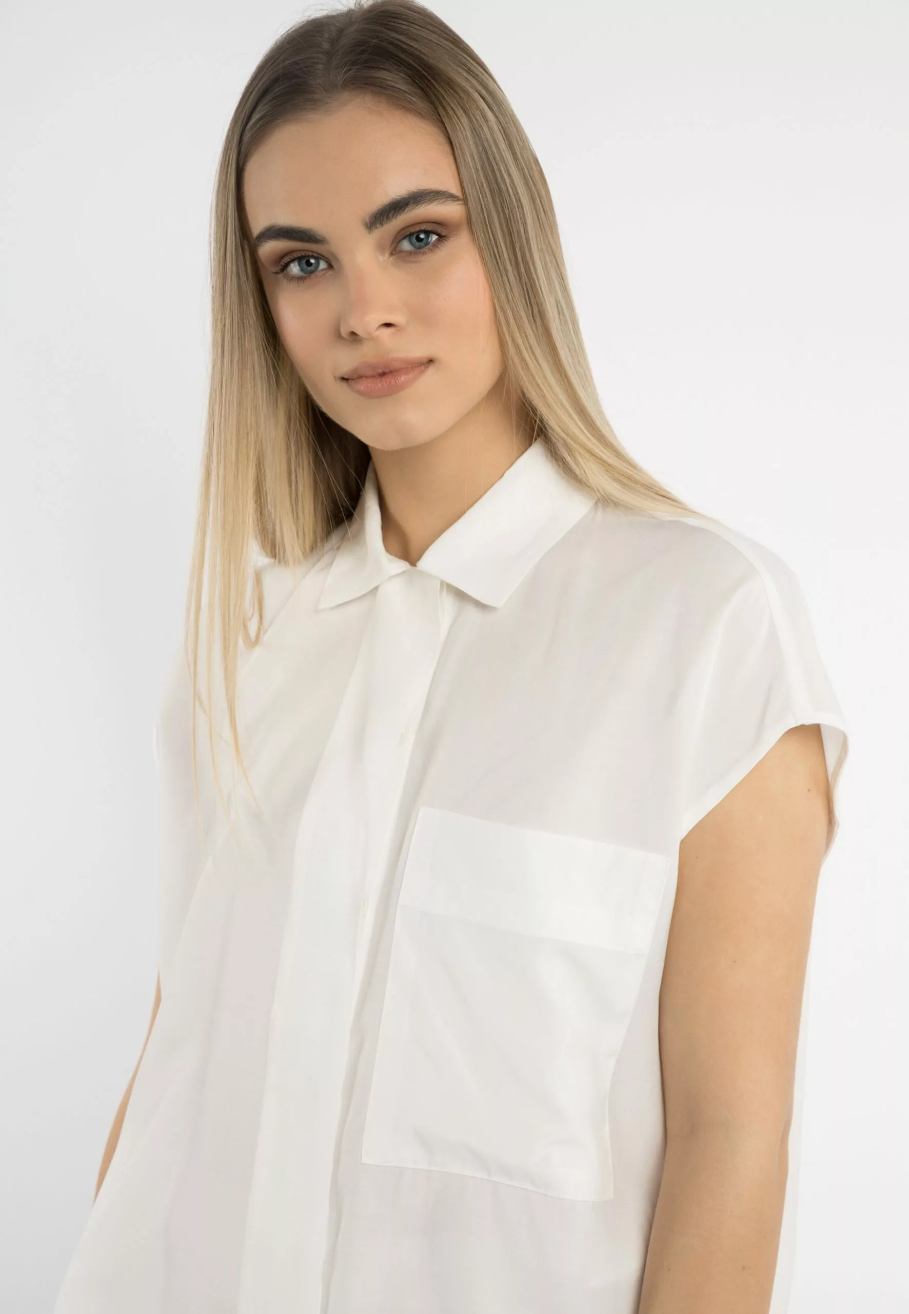 Blouses Chemisier Femme Blanc Cassé 5 Blouses Chemisier Femme Blanc Cassé – Image 5
