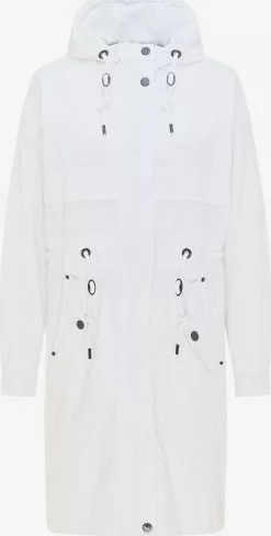 Parkas Parka Mi-saison Femme Blanc
