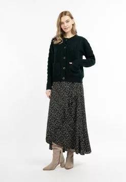 DreiMaster Vintage Gilets Cardigan Zitha Femme Vert Foncé 8 DreiMaster Vintage Gilets Cardigan Zitha Femme Vert Foncé -Magasin Vintage Dreimaster 091333a6ccb82163225410d9c3bfa658