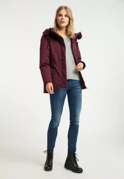 DreiMaster Vintage Vestes Dhiver Veste D’hiver Femme Bordeaux -Magasin Vintage Dreimaster 0c2da40c280fac21df1a06720914232f