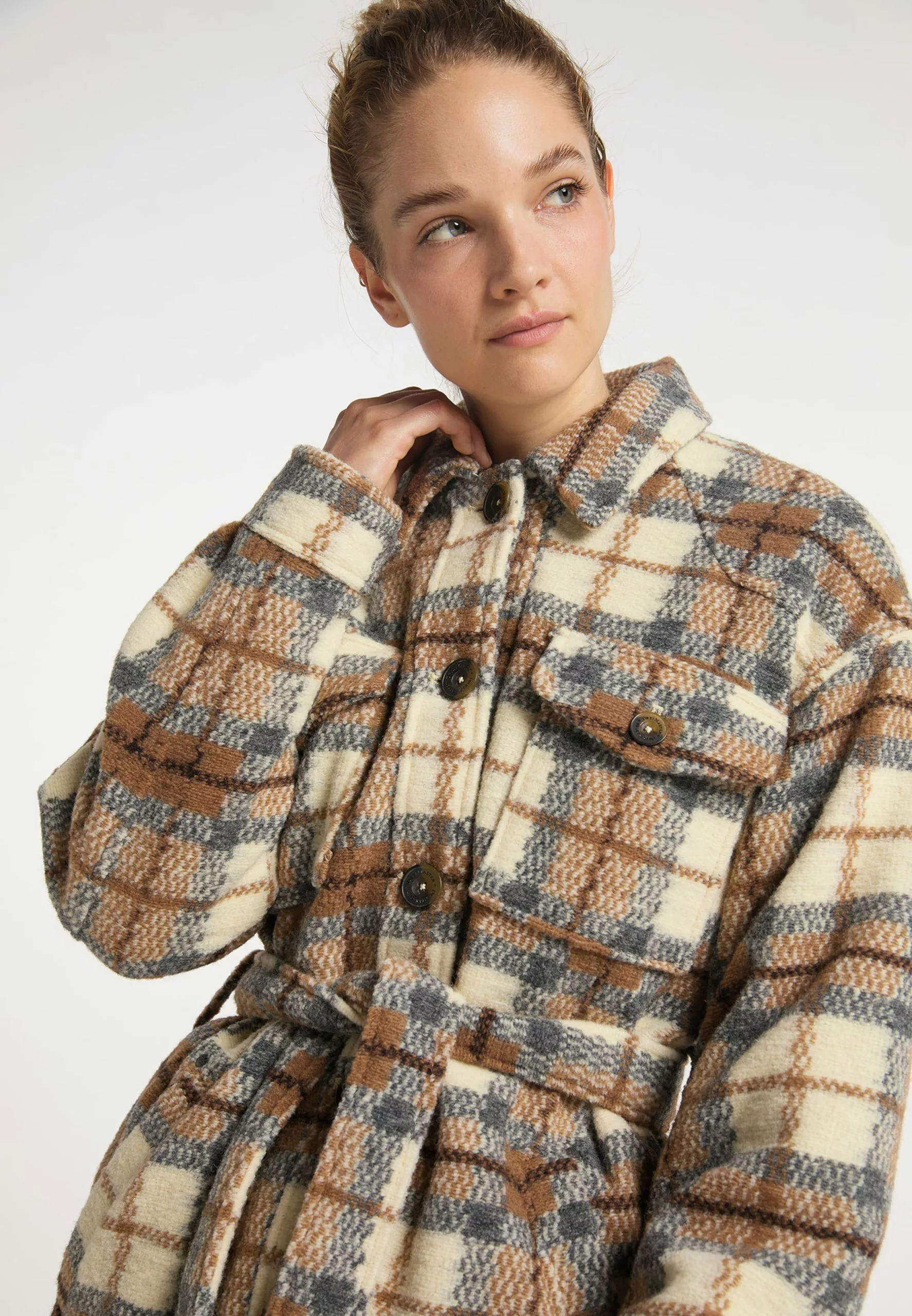 DreiMaster Vintage Vestes De Mi-saison Veste Mi-saison Femme Marron 5 DreiMaster Vintage Vestes De Mi-saison Veste Mi-saison Femme Marron – Image 5