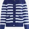 Gilets Cardigan Femme Marine / Bleu Clair