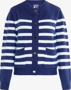 Gilets Cardigan Femme Marine / Bleu Clair