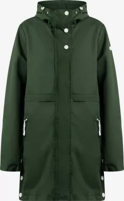 Manteaux De Pluie Manteau Mi-saison Femme Kaki