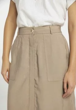 DreiMaster Vintage Jupes Midi Jupe Femme Beige -Magasin Vintage Dreimaster 0fd9d9110f051bba9f0b7b5235ac54d3