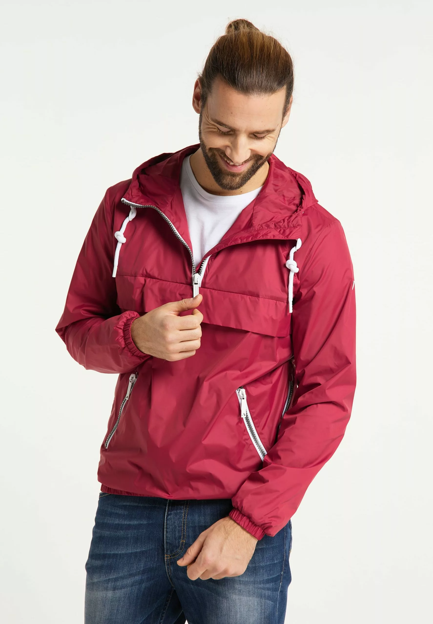 Vestes De Mi-saison Veste Mi-saison Homme Rouge 2 Vestes De Mi-saison Veste Mi-saison Homme Rouge – Image 2