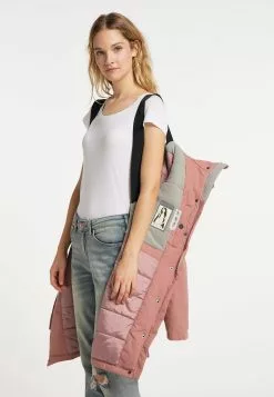 DreiMaster Vintage Manteaux De Pluie Manteau Fonctionnel Femme Rose Ancienne -Magasin Vintage Dreimaster 10d979247e3223efee771777e97c0e5c