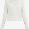 Gilets Cardigan Femme Blanc