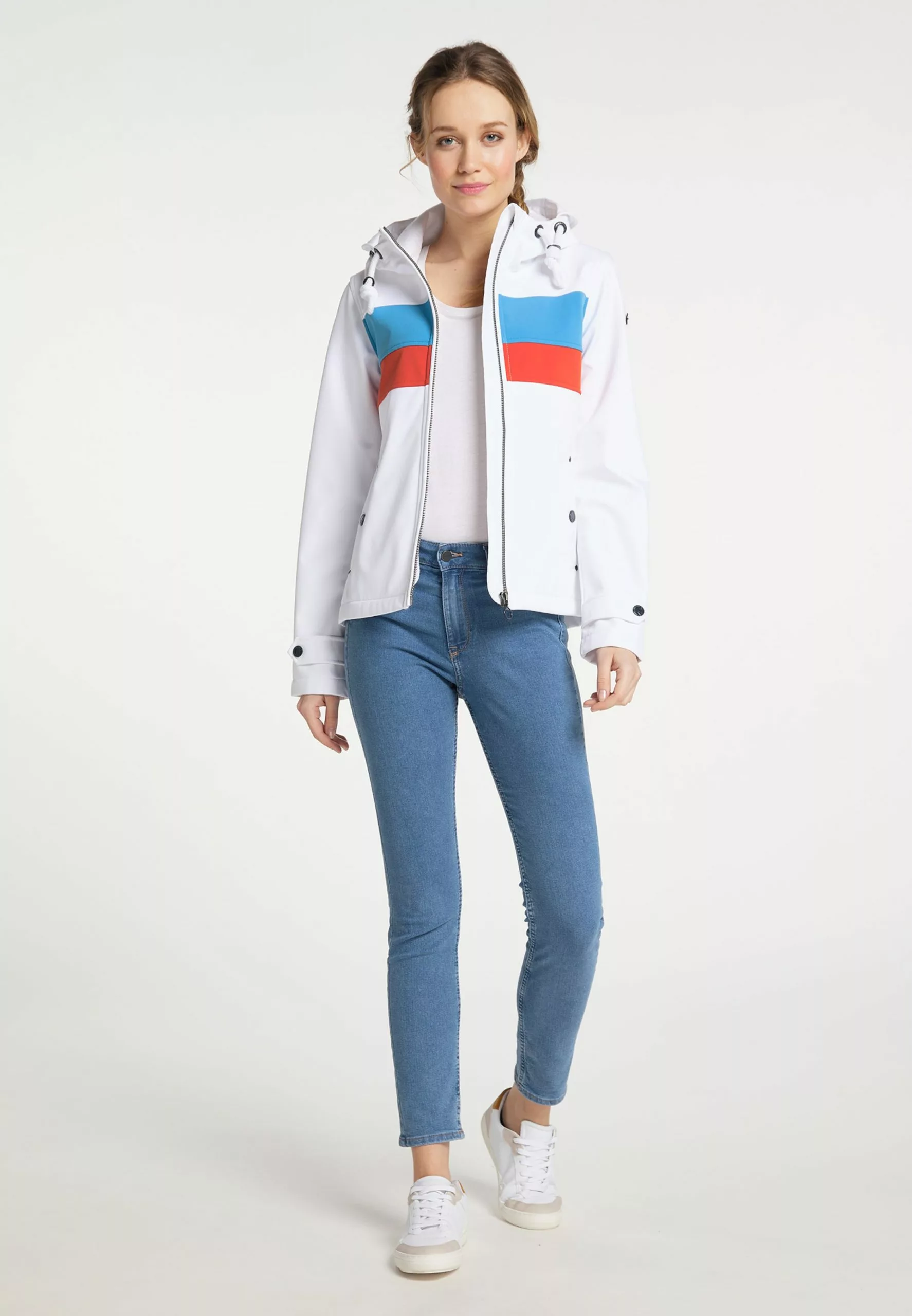 Vestes Dextérieur Veste Fonctionnelle Femme Blanc 4 Vestes Dextérieur Veste Fonctionnelle Femme Blanc – Image 4