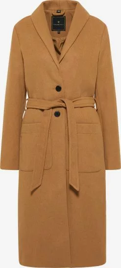 Manteaux De Mi-saison Manteau Mi-saison Femme Cognac