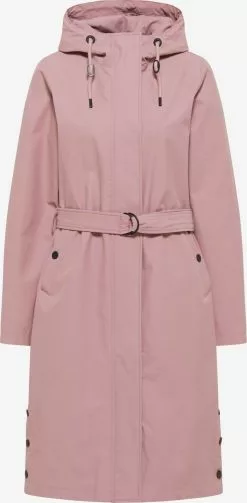 Manteaux De Pluie Manteau Mi-saison Femme Rose Ancienne
