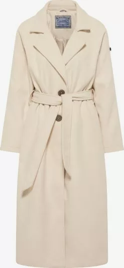 DreiMaster Vintage Manteaux De Mi-saison Manteau Mi-saison Femme Crème