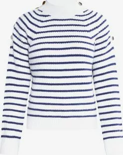 Pulls Maille Fine Pull-over Femme Blanc Cassé