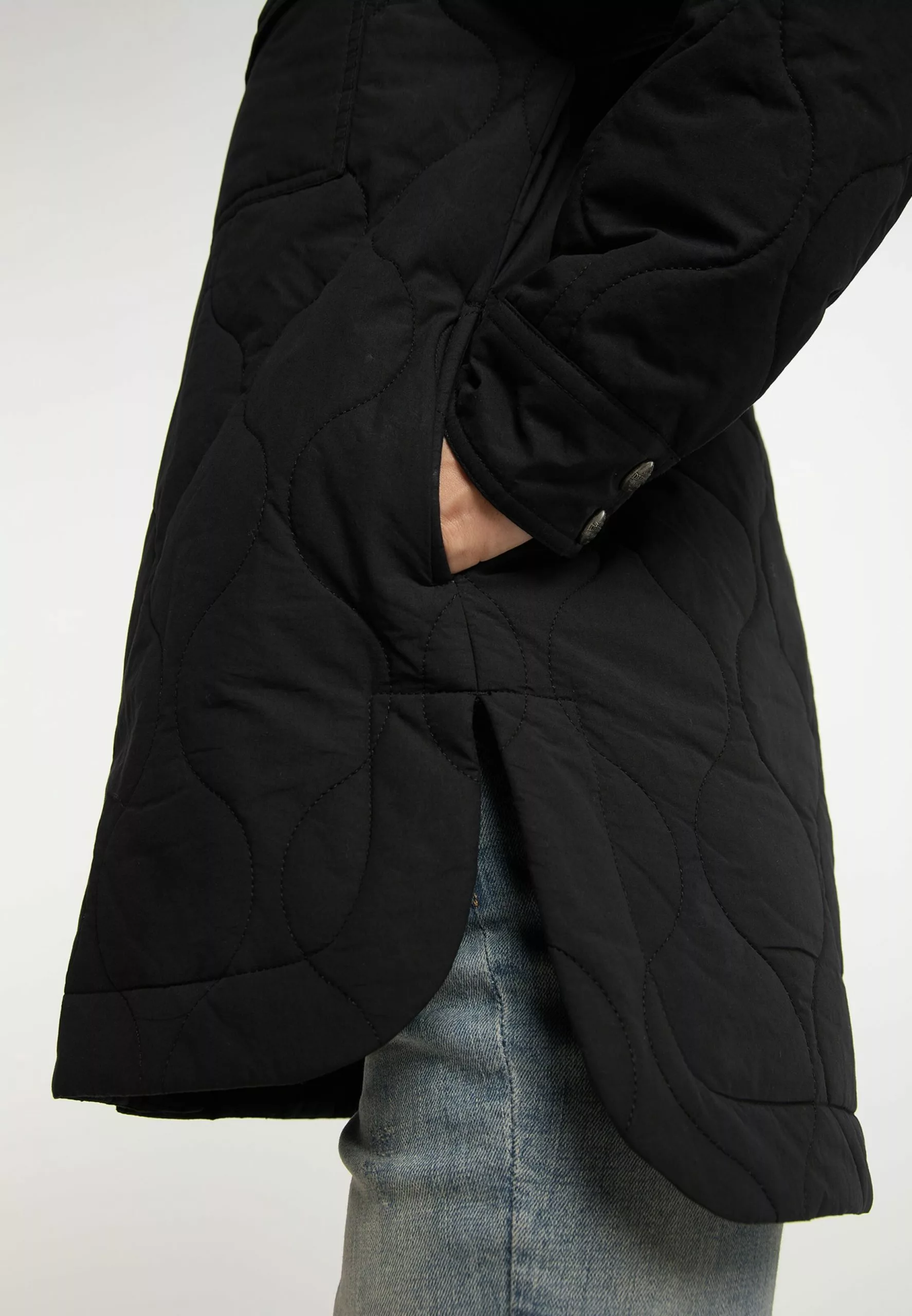 DreiMaster Vintage Vestes De Mi-saison Veste Mi-saison Femme Noir 5 DreiMaster Vintage Vestes De Mi-saison Veste Mi-saison Femme Noir – Image 5