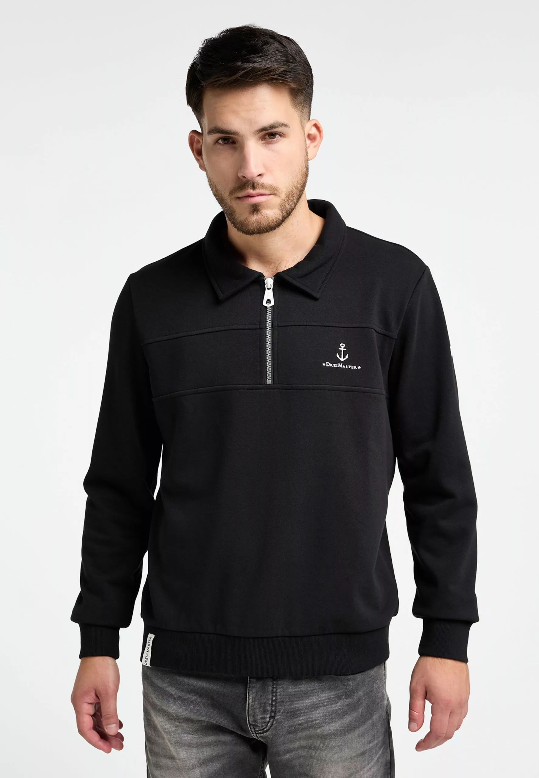 Sweatshirts Sweat-shirt Homme Noir 2 Sweatshirts Sweat-shirt Homme Noir – Image 2