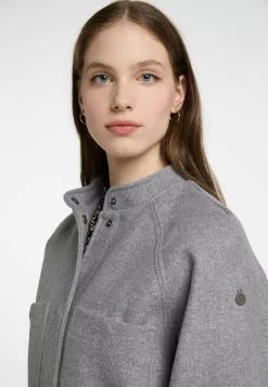 DreiMaster Vintage Vestes De Mi-saison Veste Mi-saison Femme Gris Chiné -Magasin Vintage Dreimaster 1a67705ae6821831392dd221b63fbc22