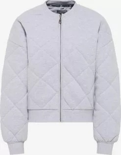 DreiMaster Vintage Sweats Zippés Veste De Survêtement Femme Gris Clair