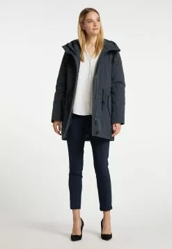 Parkas Parka D’hiver Femme Bleu Outremer -Magasin Vintage Dreimaster 1b8ec1435040142612e03d58701adda5