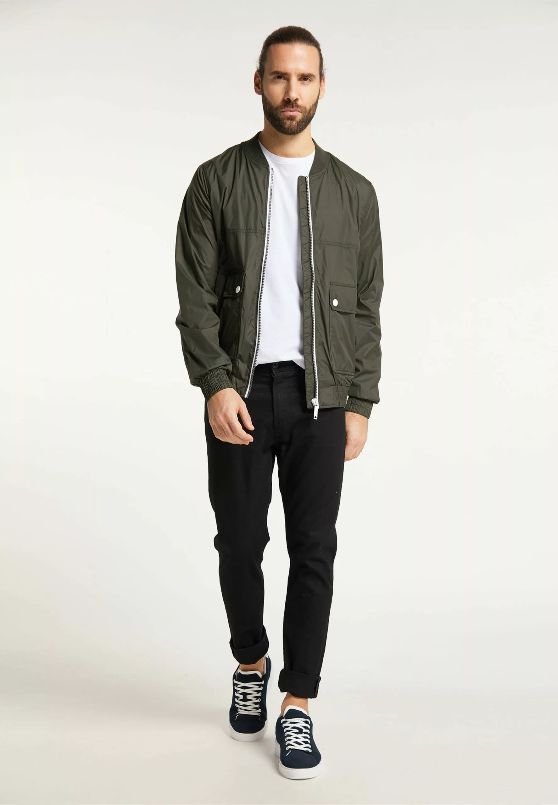 Vestes De Mi-saison Veste Mi-saison Homme Olive 4 Vestes De Mi-saison Veste Mi-saison Homme Olive – Image 4