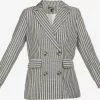DreiMaster Vintage Blazers Classiques Blazer Femme Gris / Blanc