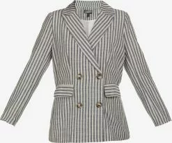 DreiMaster Vintage Blazers Classiques Blazer Femme Gris / Blanc