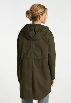 DreiMaster Vintage Parkas Parka Mi-saison Femme Olive -Magasin Vintage Dreimaster 1c450af7e11633f0044aaff0a0555e41