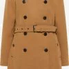 Trenchs Manteau Mi-saison Femme Sable