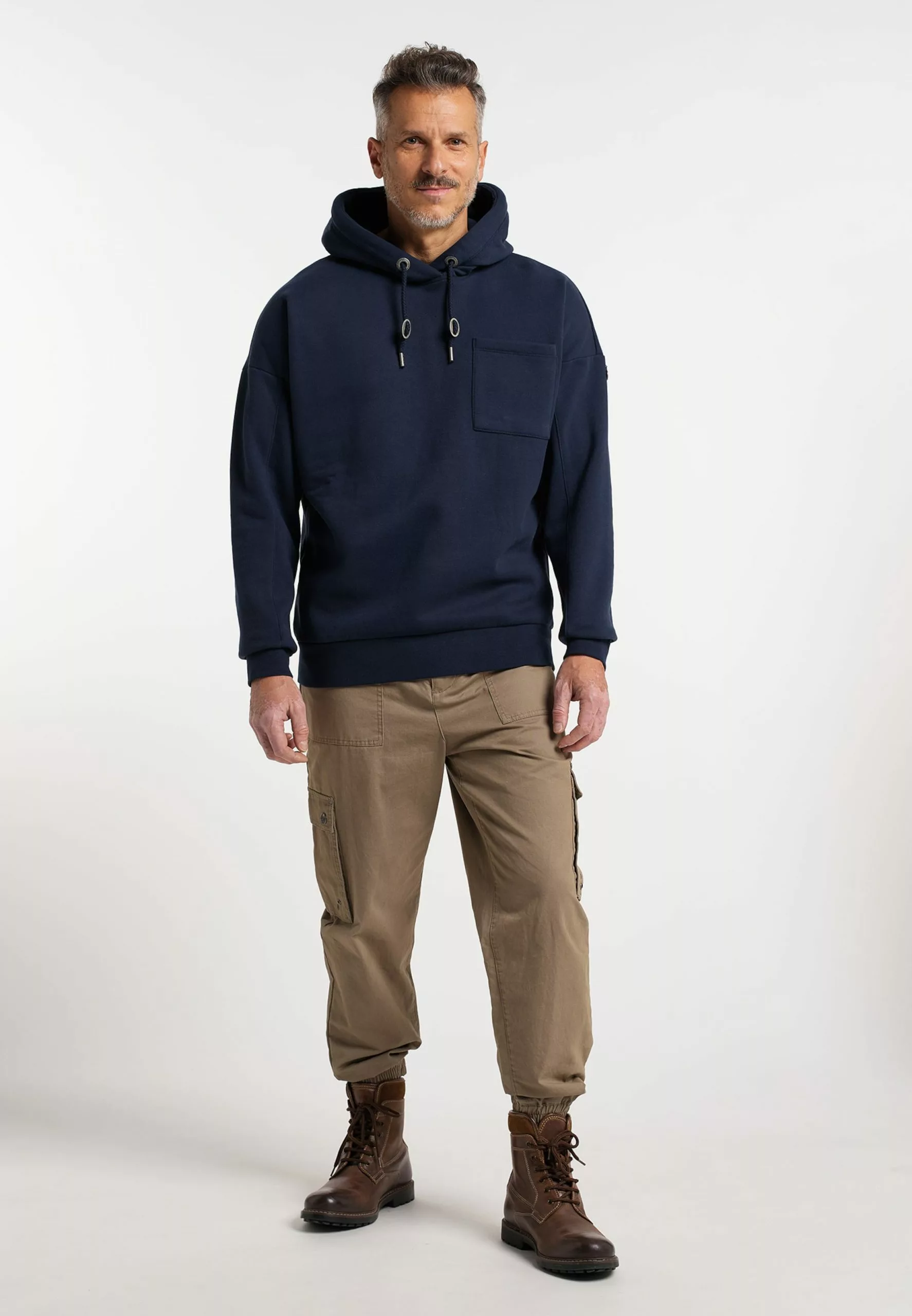 DreiMaster Vintage Sweats à Capuche Sweat-shirt Homme Marine 4 DreiMaster Vintage Sweats à Capuche Sweat-shirt Homme Marine – Image 4