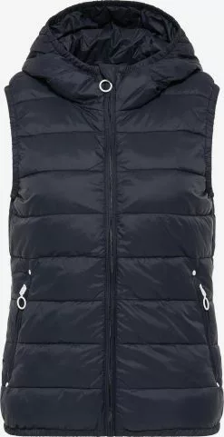 Vestes Sans Manches Gilet Femme Bleu Nuit
