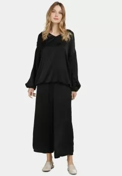 DreiMaster Vintage Hauts Chemisier Femme Noir -Magasin Vintage Dreimaster 1e8fa2ee08f3aad77cafa4428e2c8186