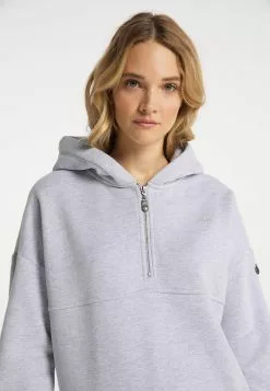 DreiMaster Vintage Sweats à Capuche Sweat-shirt Femme Gris Chiné -Magasin Vintage Dreimaster 1f48de805d7438c12697b1a11383e15c