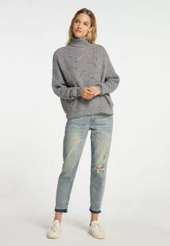 DreiMaster Vintage Pulls à Col Roulé Pull-over Femme Gris Chiné -Magasin Vintage Dreimaster 1f5526fa8ba14dc35e5e36f052ff6eb1