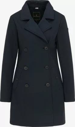 Manteaux Courts Manteau Mi-saison Femme Bleu Foncé