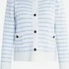 Gilets Cardigan Femme Blanc Cassé