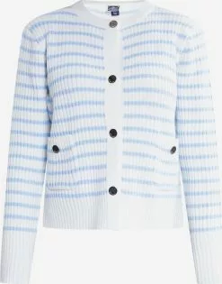 Gilets Cardigan Femme Blanc Cassé