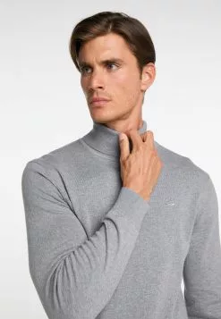 Pulls à Col Roulé Pull-over Markani Homme Gris Chiné -Magasin Vintage Dreimaster 214139c549031040ebc6c0b8f96483d8