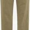 DreiMaster Vintage Pantalons En Toile Coupe Slim Pantalon Femme Olive