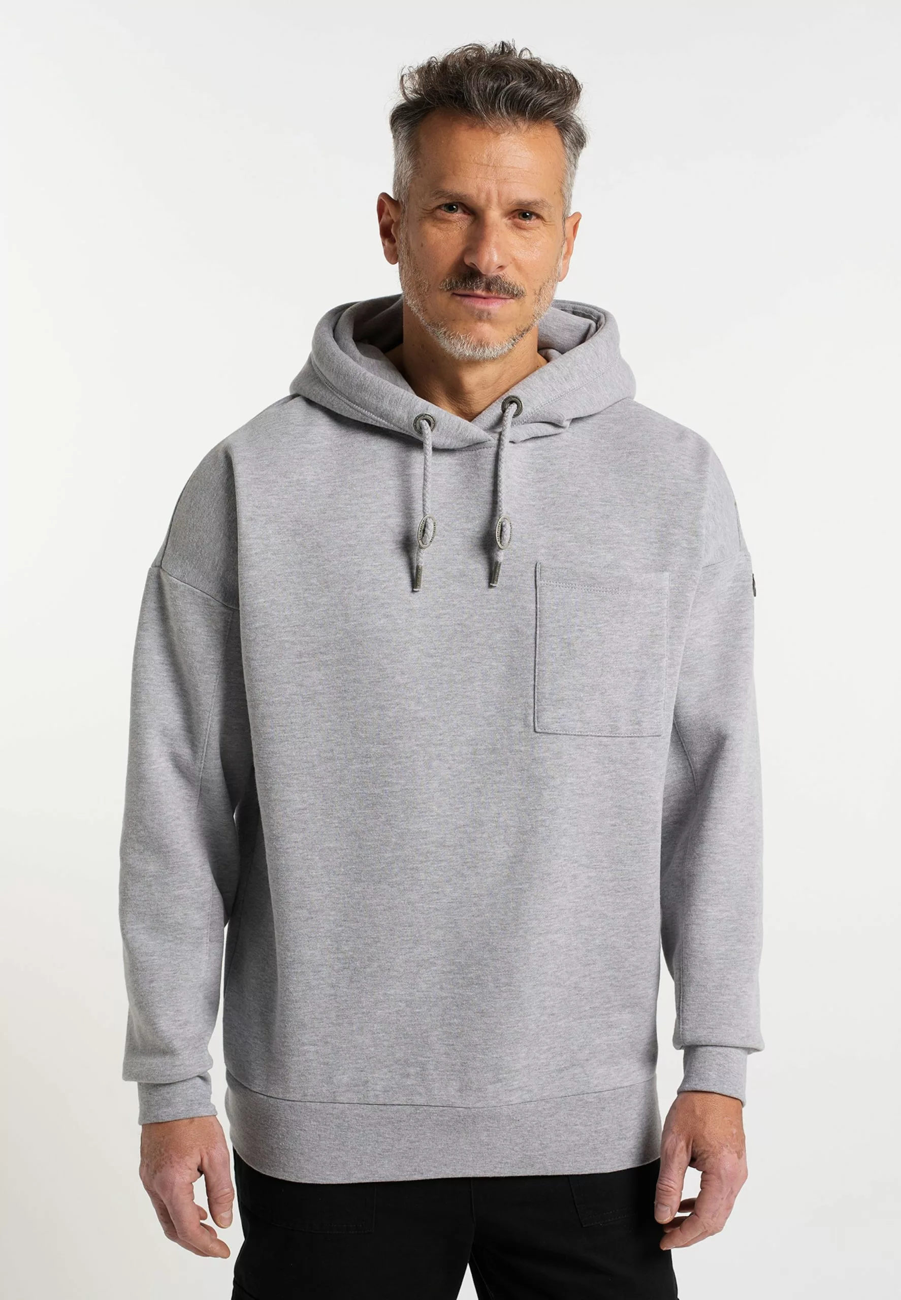 DreiMaster Vintage Sweats à Capuche Sweat-shirt Homme Gris Clair 2 DreiMaster Vintage Sweats à Capuche Sweat-shirt Homme Gris Clair – Image 2