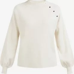 Pulls Maille Fine Pull-over Femme Ivoire