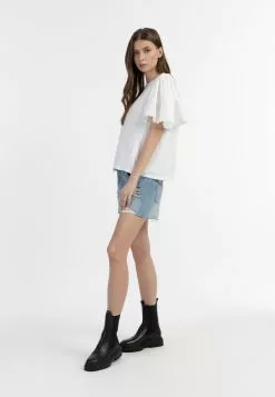 DreiMaster Vintage Blouses En Dentelle Chemisier Femme Blanc -Magasin Vintage Dreimaster 24debe3c1245d02042caff2ecd2378e4