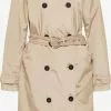 Trenchs Manteau Mi-saison Femme Beige