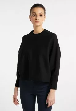 Pulls Basiques Pull-over Femme Noir -Magasin Vintage Dreimaster 27d1d70c2fb92e632335eed1f9be18bc